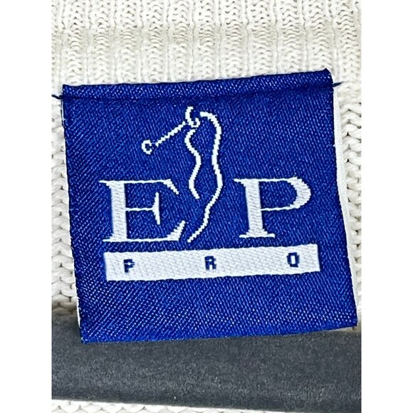 Retro Cable Knit Vest Tan L Preppy Academia Golf Resort Classic Chic Retro 80s - Picture 2 of 9